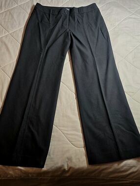 Ann Taylor Lindsay Black Classic Trousers 12